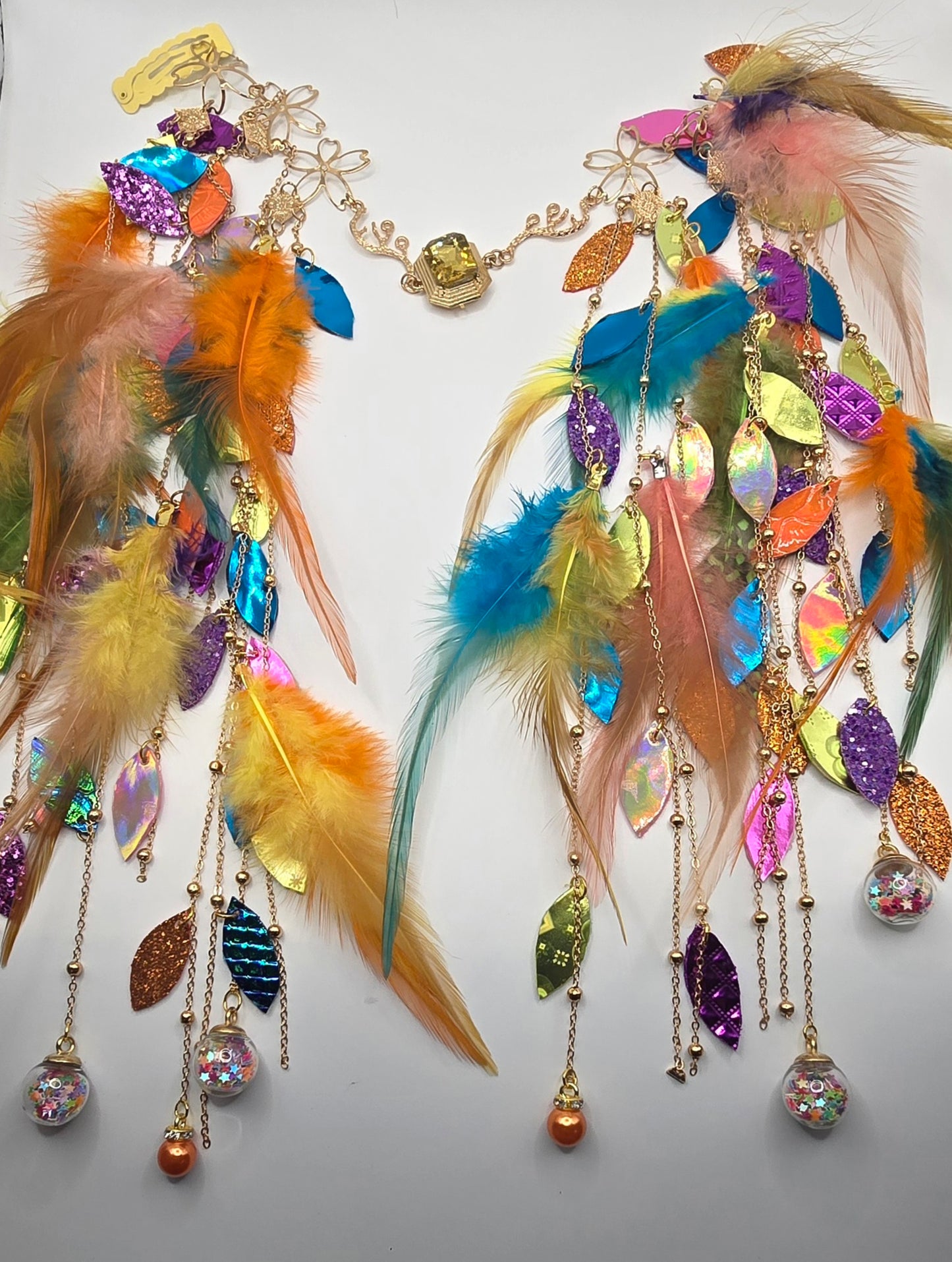 Dasha - Multicolored Bright Hair Jewelry - Shop Moxxc