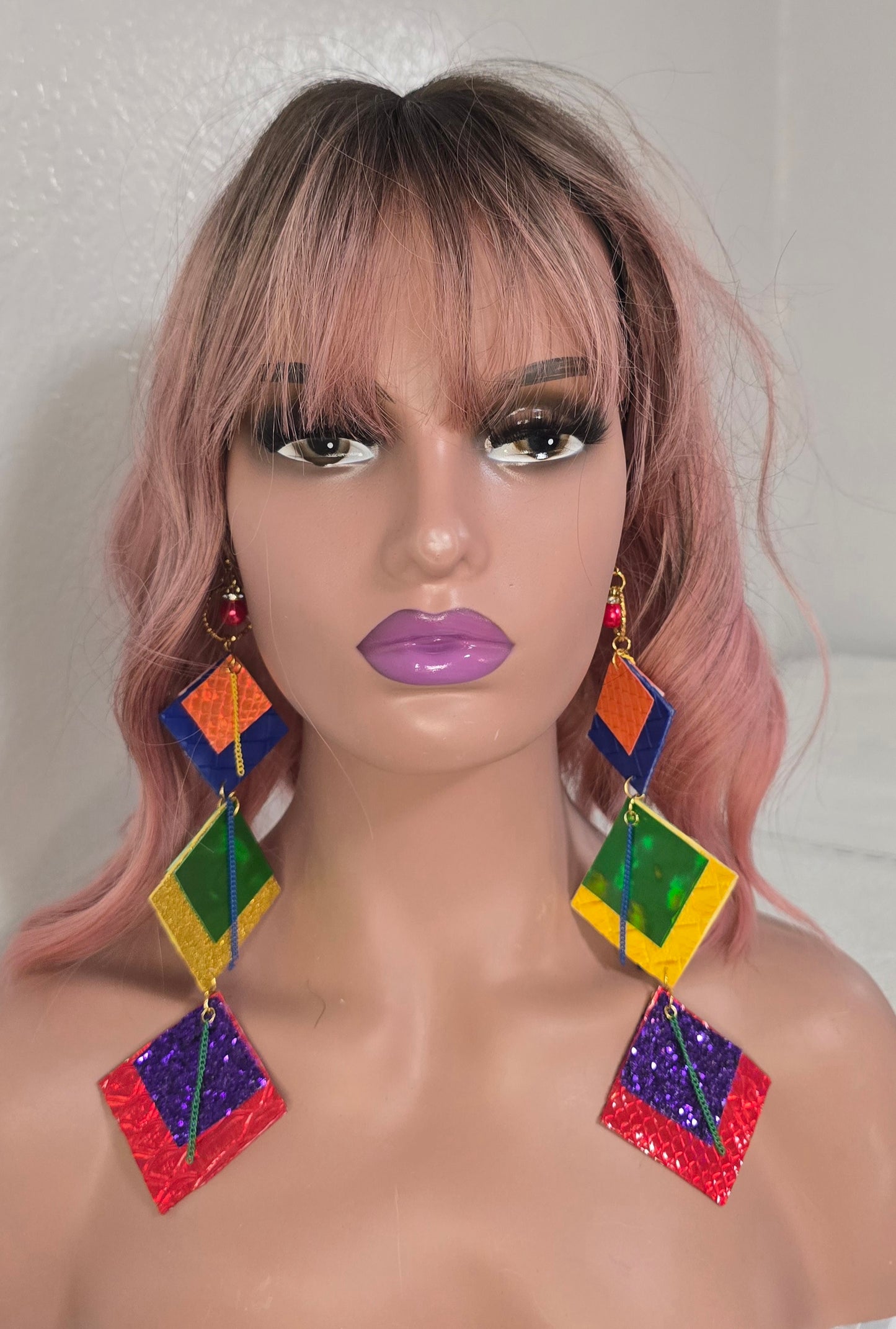 Jelena - Rainbow Statement Earrings