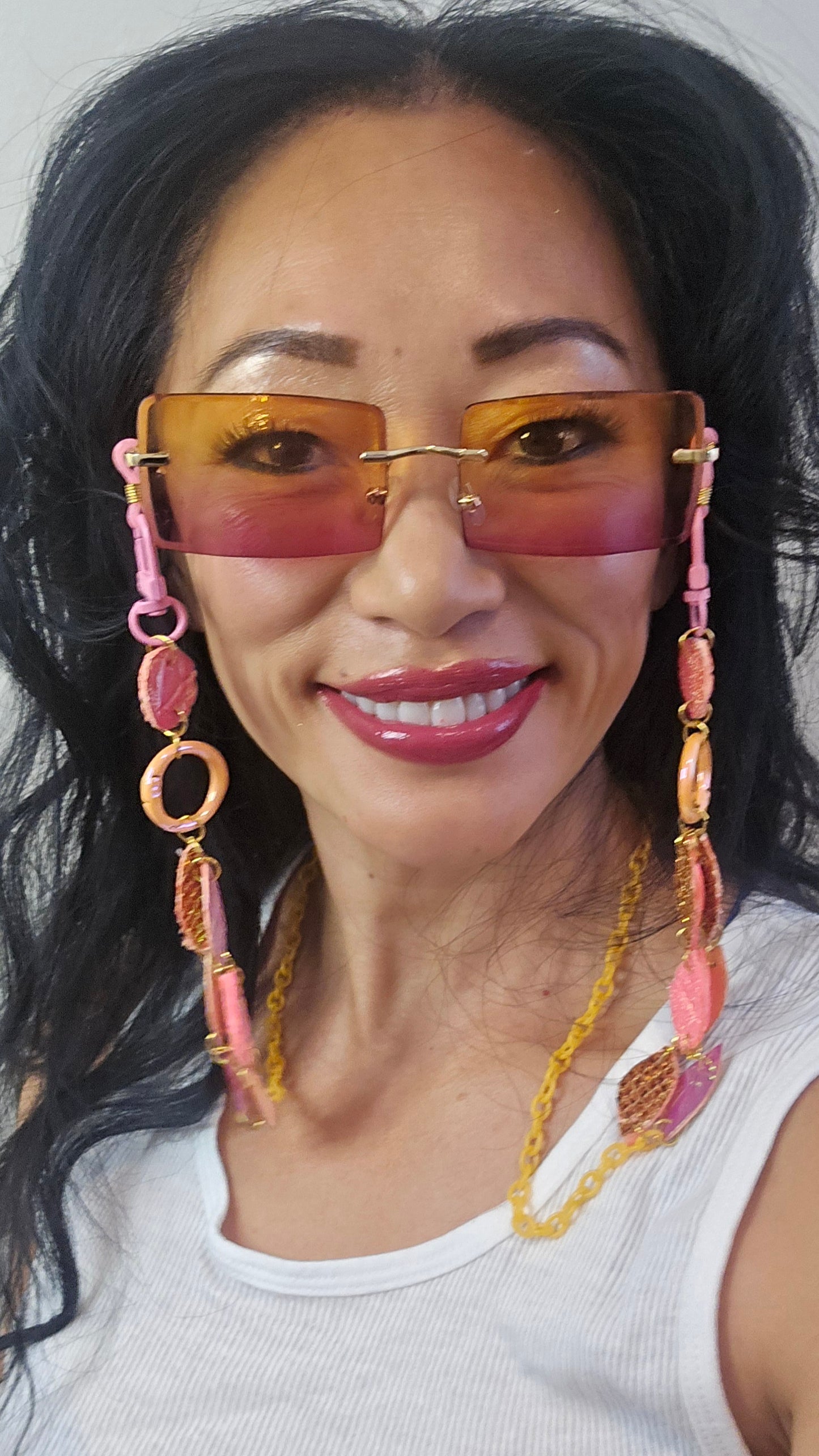 Melody - Orange Eyewear Chains