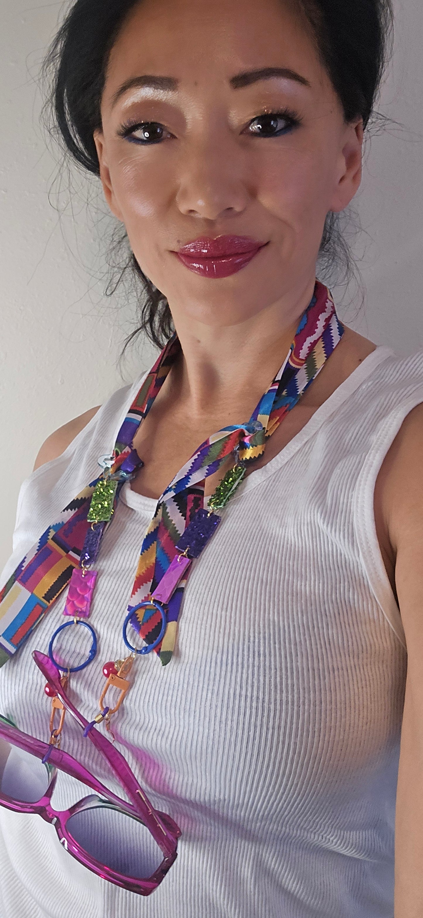 Beverly - Multicolored Bright Scary Eyewear Chain