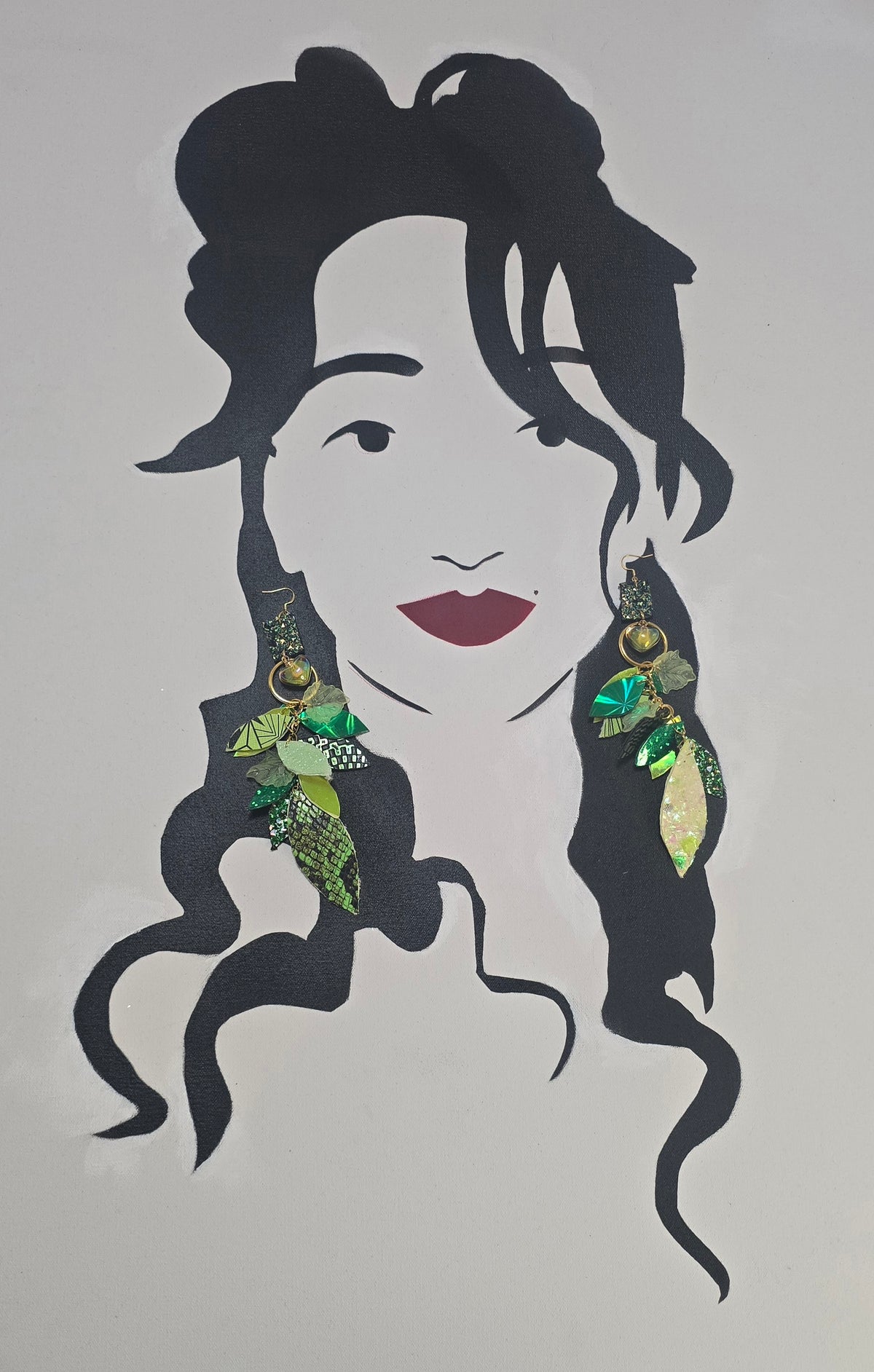 Sarina - Yellow Lemon Lime Teardrop Chandelier Dangle Earrings