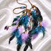 Kirsten - Blue Feather Hair Jewelry Headpiece - Shop Moxxc
