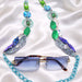 Whitney - Blue Green Eyewear Chain - Shop Moxxc