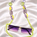 Nadia - Purple Glittery Eyewear Chains - Shop Moxxc
