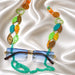 Anna - Orange Green Eyewear Chain