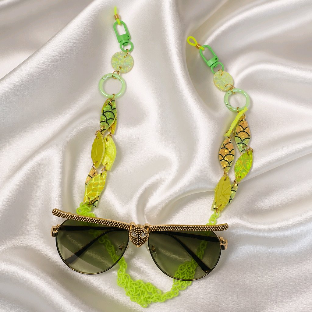 Leanne - Lime Yellow Eyewear Chain