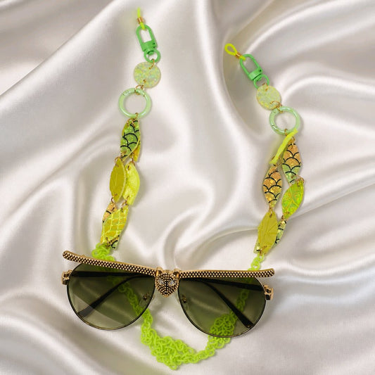 Leanne - Lime Yellow Eyewear Chain