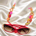 Josie - Multicolored Pink Eyewear Chain