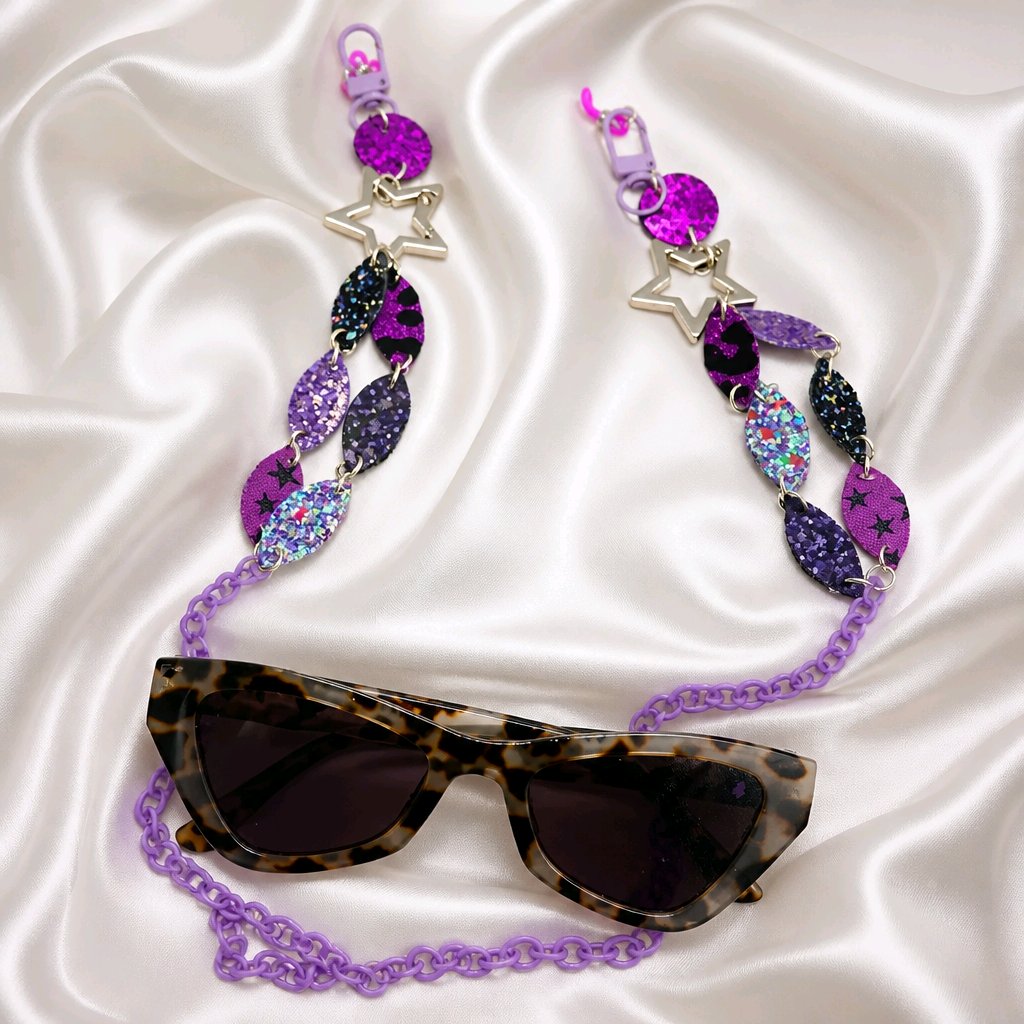 Grace - Purple Eyewear Chain