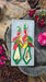 Gigi - Red Green Teardrop Earrings - Shop Moxxc