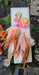 Janel - Pretty in Pink Long Feather Earrings - Shop Moxxc