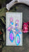 Jasmine - Pastel Lip Teardrop Chandelier Earrings - Shop Moxxc