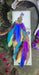 Vivian - Multicolored Boho Feather Earrings - Shop Moxxc
