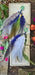 Hilary - Blue Boho Festival Feather Earrings - Shop Moxxc