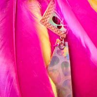 Gina - Bright Fun Butterfly Feather Earrings - Shop Moxxc