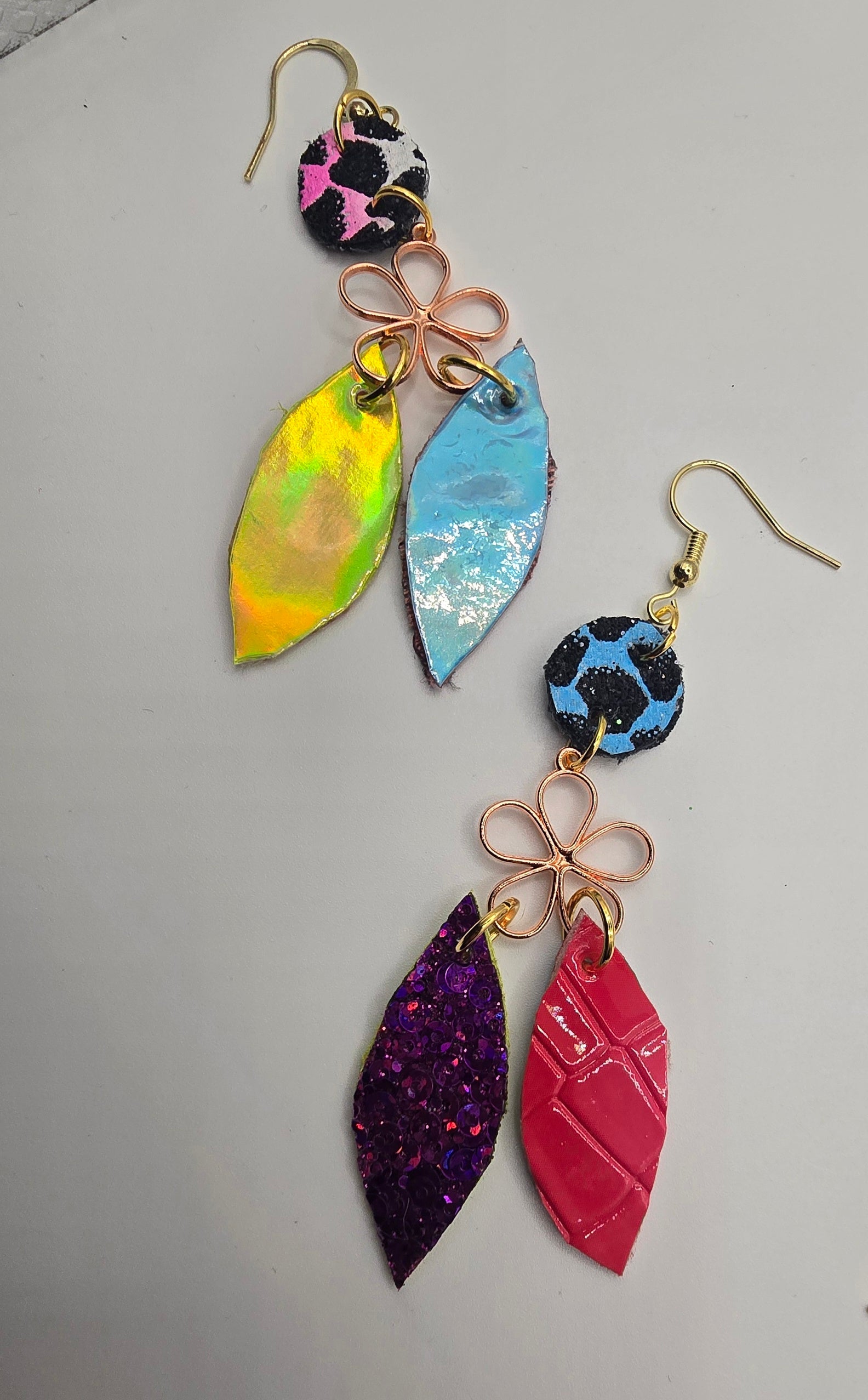 Natalia - Multicolored Animal Print Layered Necklace - Shop Moxxc