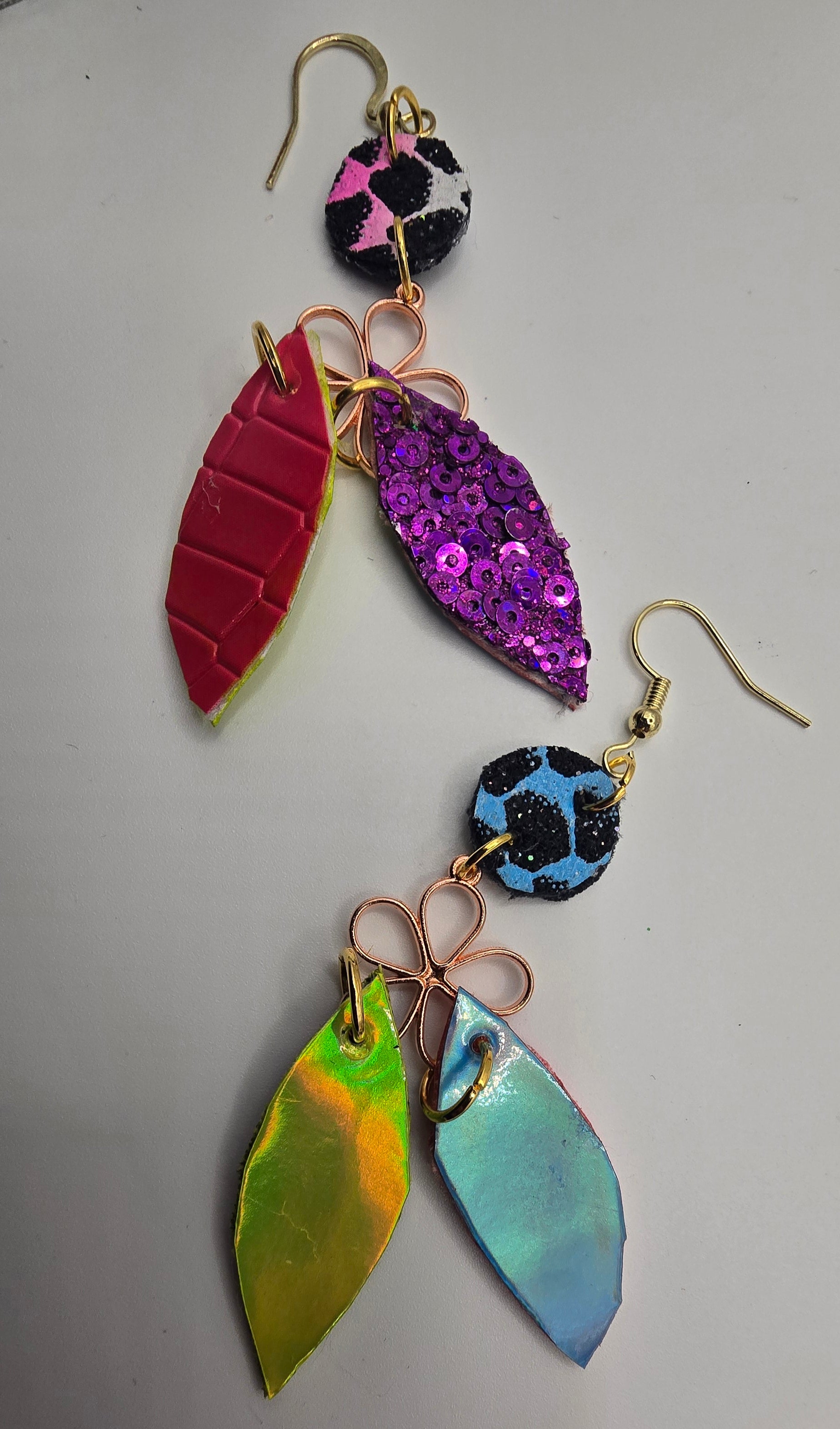 Natalia - Multicolored Animal Print Layered Necklace - Shop Moxxc
