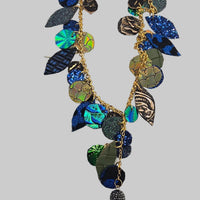 Skye - Blue Boho Multicolored Necklace - Shop Moxxc