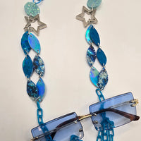 Paula - Beautiful Blue Eyewear Chain - Shop Moxxc