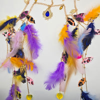 Monica - Multicolored Animal Print Hair Jewelry Headpiece - Shop Moxxc