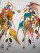 Dasha - Multicolored Bright Hair Jewelry - Shop Moxxc