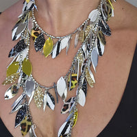 Nanci - Multicolored Long Layered Necklace - Shop Moxxc