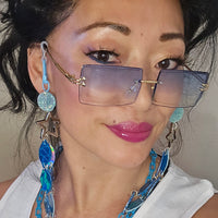 Paula - Beautiful Blue Eyewear Chain - Shop Moxxc