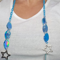 Paula - Beautiful Blue Eyewear Chain - Shop Moxxc