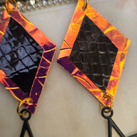 Kelly - Pink Star Ling Dangle Earrings - Shop Moxxc
