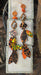 Brandi - Orange Animal Print Long Dangle Earrings - Shop Moxxc