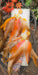 Jacqueline - Yellow Festival Feather Earrings - Shop Moxxc