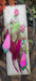 Emma - Hot Pink Green Feather Earrings - Shop Moxxc