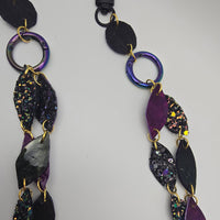 Kimi - Black Iridescent Eyewear Chain - Shop Moxxc