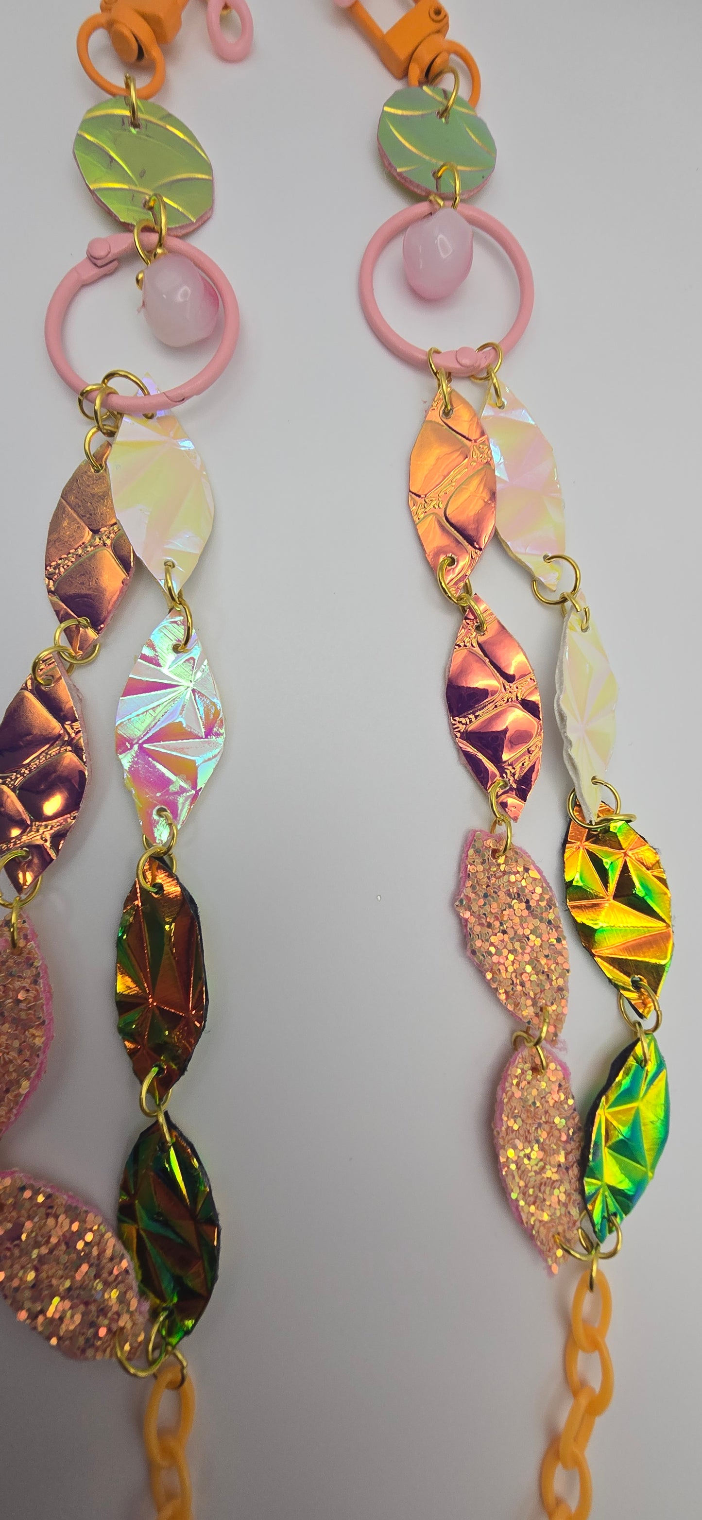 Summer - Yellow Iridescent Eyewear Chain - Shop Moxxc