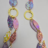 Nooshin - Pastel Pink Eyewear Chain - Shop Moxxc