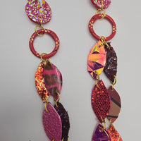 Kelsey - Red Glittery Eyewear Chain - Shop Moxxc