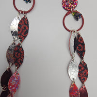 Nicole - Red Sparkly Eyewear Chain - Shop Moxxc