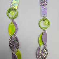 Nadia - Purple Glittery Eyewear Chains - Shop Moxxc