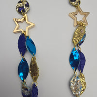 Emily - Blue Star Eyeglass Chain - Shop Moxxc