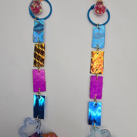 Abby - Multicolored Orange Eyewear Chain Shimmery - Shop Moxxc