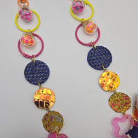 Liz - Multicolored Scarf Eyewear Chain - Shop Moxxc