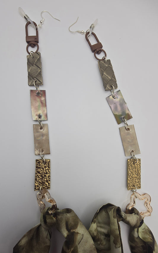 Olivia - Neutral Scarf Eyewear Chains - Shop Moxxc