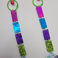 Sandy - Multicolored Glittery Scarf Eyewear Chain - Shop Moxxc