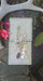 Annie - White Layered Statement Earrings