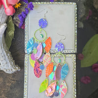 Rosanne - Pastel Multicolored Layered Earrings