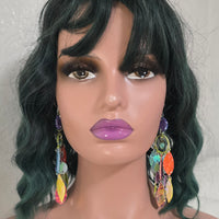 Rosanne - Pastel Multicolored Layered Earrings