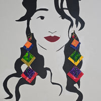 Jelena - Rainbow Statement Earrings