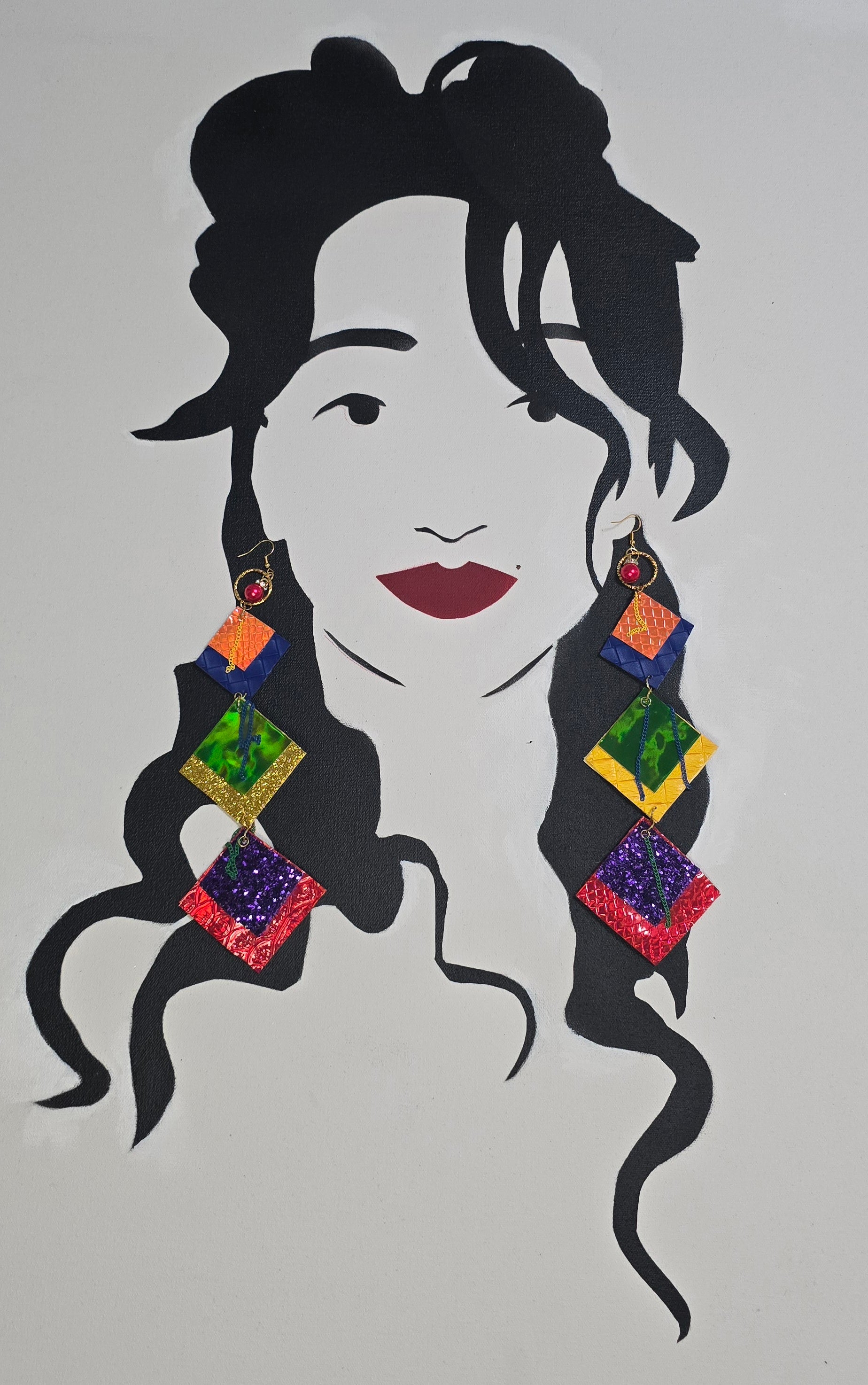 Jelena - Rainbow Statement Earrings