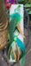 Shelly - Green Feather Festival Earrings