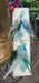 Sue - Blue Green Feather Earrings